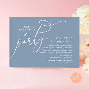 Invitation Fête de Mariage pour Toujours, Dîner Romantique Da