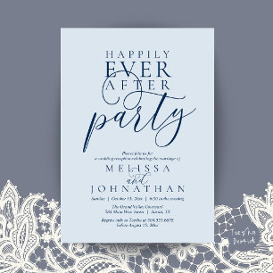 Invitation Fête de Mariage Pour Toujours, Mariage Moderne et