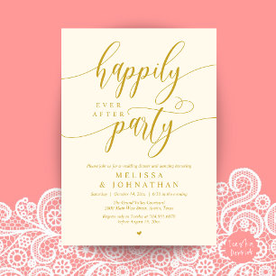 Invitation Fête de Mariage Pour Toujours, Réception de Mariag