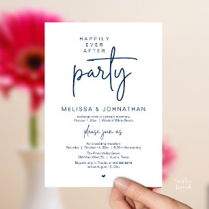 Invitation Fête de Mariage Pour Toujours, Réception de Mariag