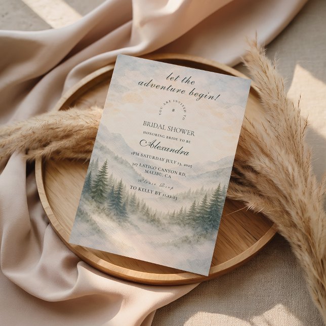 Invitation Fête de mariage : Que l'aventure commence (Créateur téléchargé)
