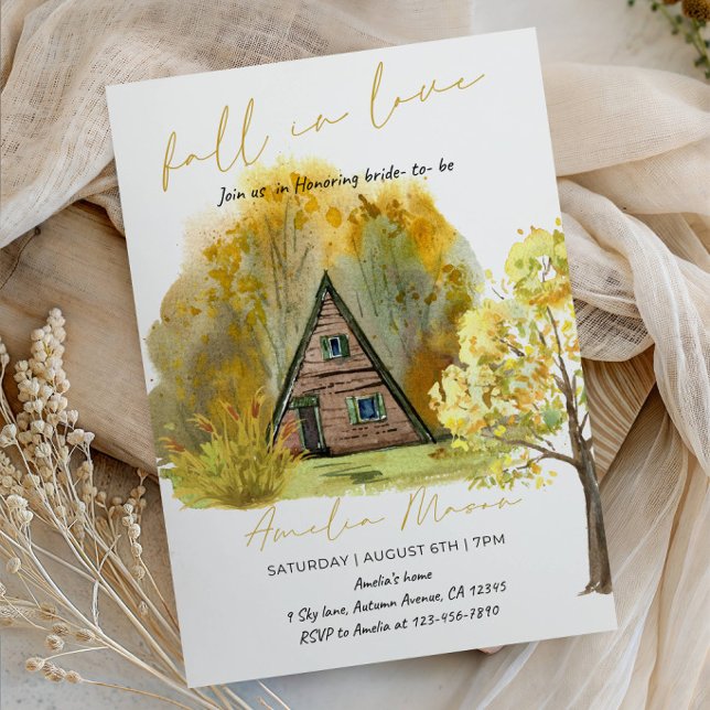 Invitation Fête de mariage "Tombez amoureux" - Fête de la mar (Créateur téléchargé)