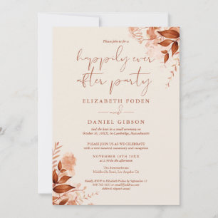 Invitation Fête de mariage Vœux de mariage Heureux à jamais