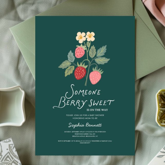 Invitation Fête de Naissance Bouquet de Fleurs de  (Créateur téléchargé)