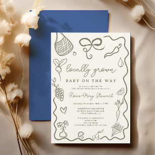 Invitation Fête de Naissance de Bébé de Culture Locale et Neu