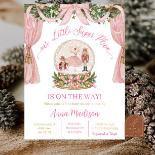 Invitation Fête de naissance de la petite Coquette Sugarplum