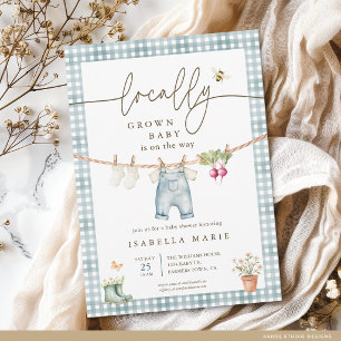 Invitation Fête de Naissance d'un Petit Garçon Né dans la Rég