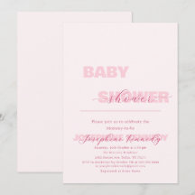 Fête de naissance élégante et minimaliste rose et