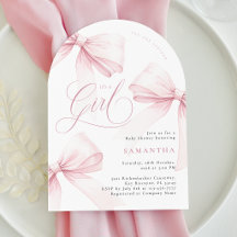Fête de Naissance Fille Arc Rose