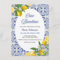Fête de naissance Méditerranéenne Italienne Ciao B
