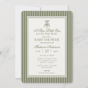 Invitation Fête de naissance Olive Martini Tini Little One ra
