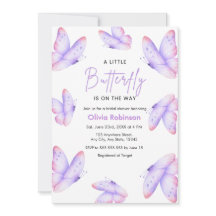Fête de naissance Papillon Rose Violet Un Petit Pa