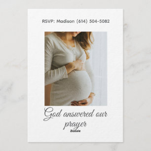 Invitation Fête de naissance personnalisée pour bébé fille av