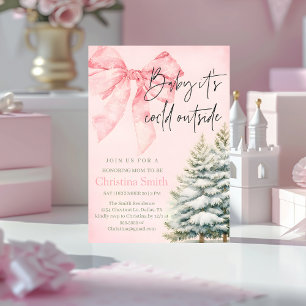Invitation Fête de Naissance Unique pour Bébé Fille au Cours