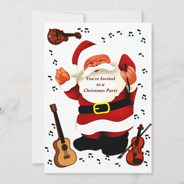 Invitation Fête de Noël (Devant)