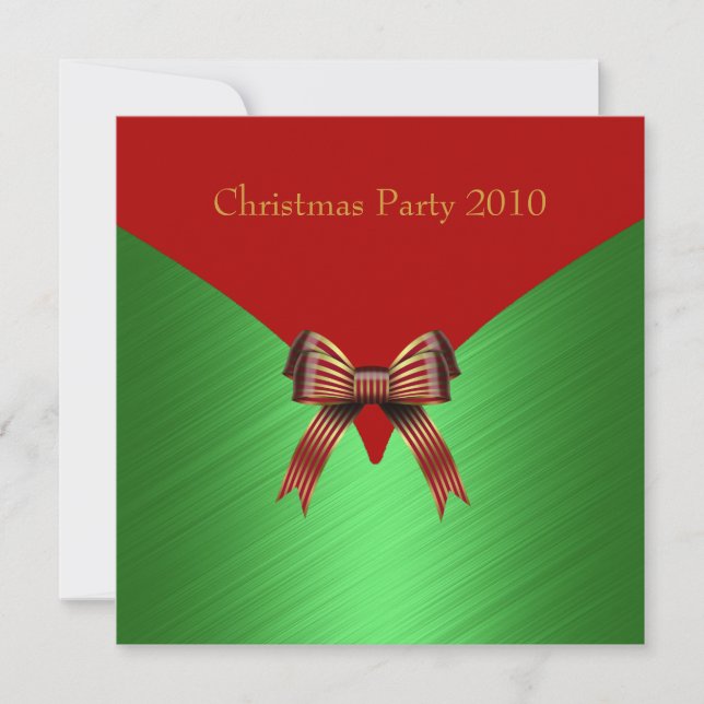 Invitation Fête de Noël (Devant)
