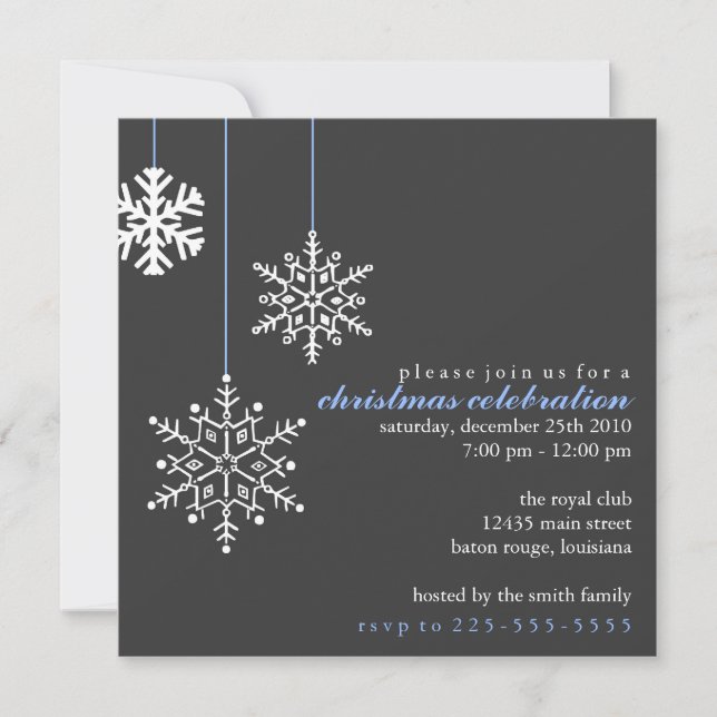 Invitation Fête de Noël (Devant)