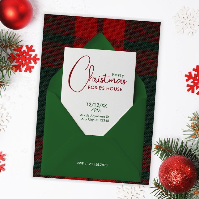 Invitation fête de Noël (Créateur téléchargé)