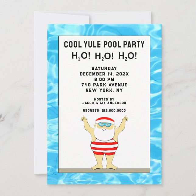 Invitation Fête de Noël (Devant)
