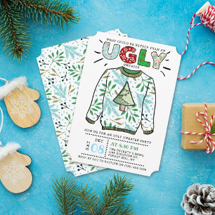 Invitation Fête de Noël affreuse