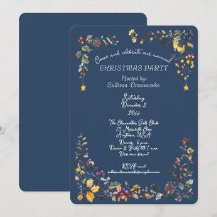 Invitation Fête de Noël annuelle d'entreprise
