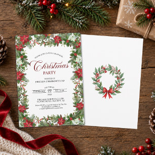 Invitation Fête de Noël annuelle des employés de l'entreprise