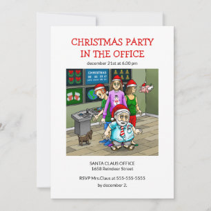 Invitation Fête de Noël au bureau