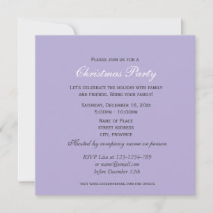 Invitation Fête de Noël avec image vintage