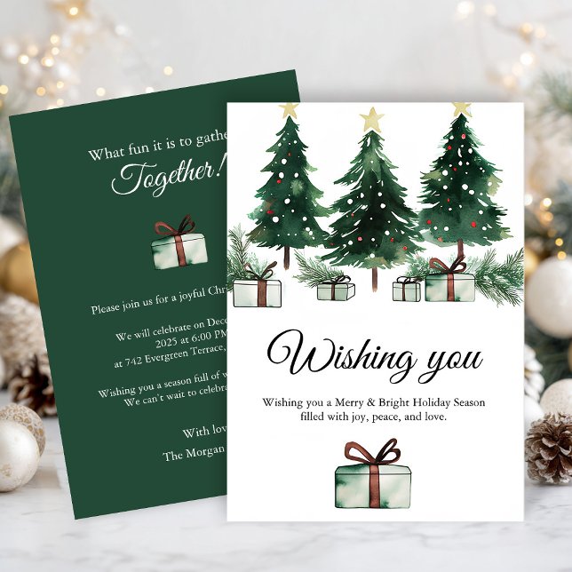 Invitation Fête de Noël chaude (Créateur téléchargé)
