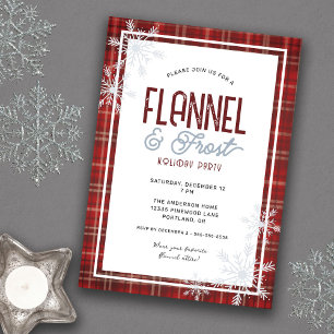 Invitation Fête de Noël Chaude et Froid
