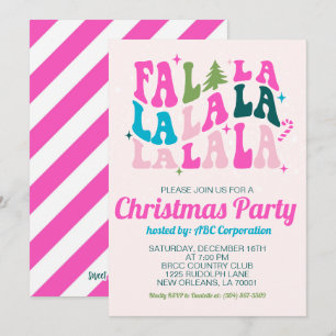 Invitation Fête de Noël de Falala