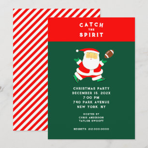 Invitation Fête de Noël de football