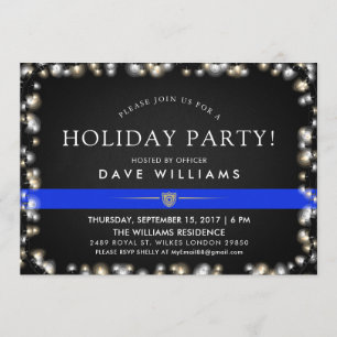 Invitation Fête de Noël de la police
