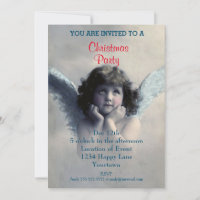 Fête de Noël de l'ange vintage