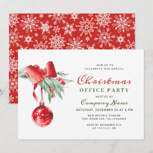 Invitation Fête de Noël de l'entreprise