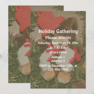 Invitation Fête de Noël de l'ours Werath