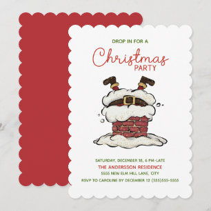 Invitation Fête de Noël de Père Noël