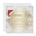 Fête de Noël de Santa Hat Snowflake