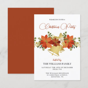 Invitation Fête de Noël décorative