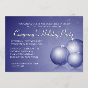 Invitation Fête de Noël d'entreprise