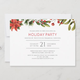 Invitation Fête de Noël d'entreprise moderne
