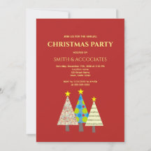 Fête de Noël d'entreprise Rouge