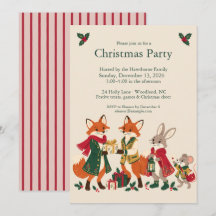 Fête de Noël des Animaux de la Forêt de Contes de