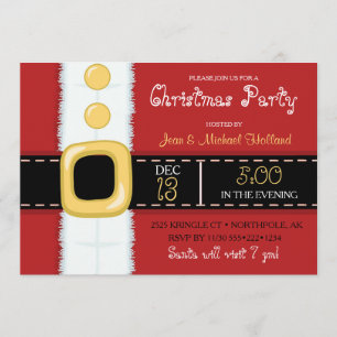 Invitation Fête de Noël du Père Noël