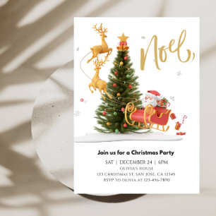 Invitation Fête de Noël du Père Noël