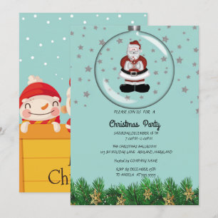 Invitation Fête de Noël du Père Noël