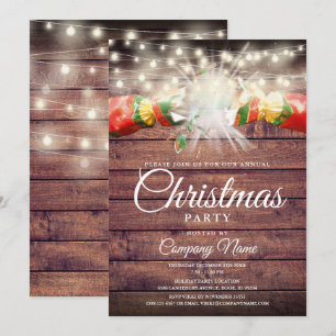 Invitation Fête de Noël du siège social de l'entreprise