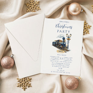 Invitation Fête de Noël du train Polar Express