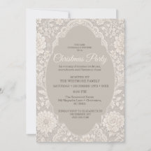 Fête de Noël en dentelle victorienne vintage