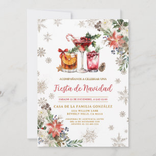 Invitation Fête de Noël espagnole de Noël